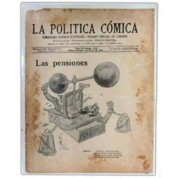 La Politica Comica, Semanario, edicion de marzo 08, 1914