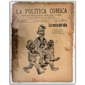 La Politica Comica, Semanario, edicion de julio 11, 1920