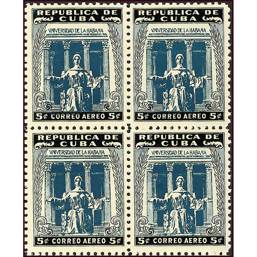 Vintage Cuba Stamps Blocks and Sheets > 1952-05-27 SC 475 Cuba