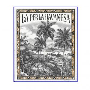 La Perla Havanesa Box Label, Cuban