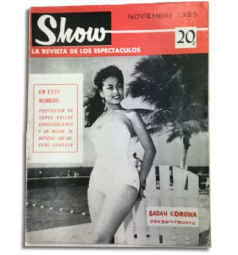 Show vintage Cuban magazine/revista Spanish, pub in Cuba - Edition: 1955-11