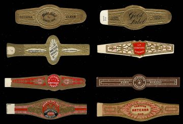 1920-1950 OLD HABANA VITOLA 3 Different Collectible Cigar bands Sale V084 