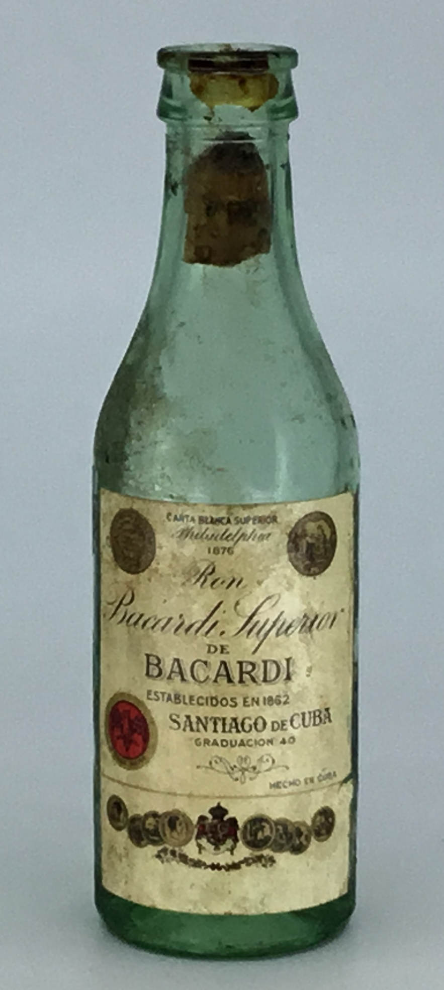 wang ik klaag strijd Vintage Cuba Liquor Bottles > Vintage Cuban Miniature liquor bottle Bacardi  collectible for Sale