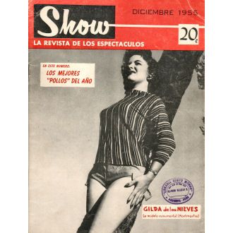 Show vintage Cuban magazine/revista Spanish, pub in Cuba - Edition: 1955-12
