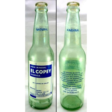 Bottle El Copey, Agua Mineral, Madruga, Cuba