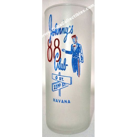 Advertising glass Johnny 88, vaso nevado