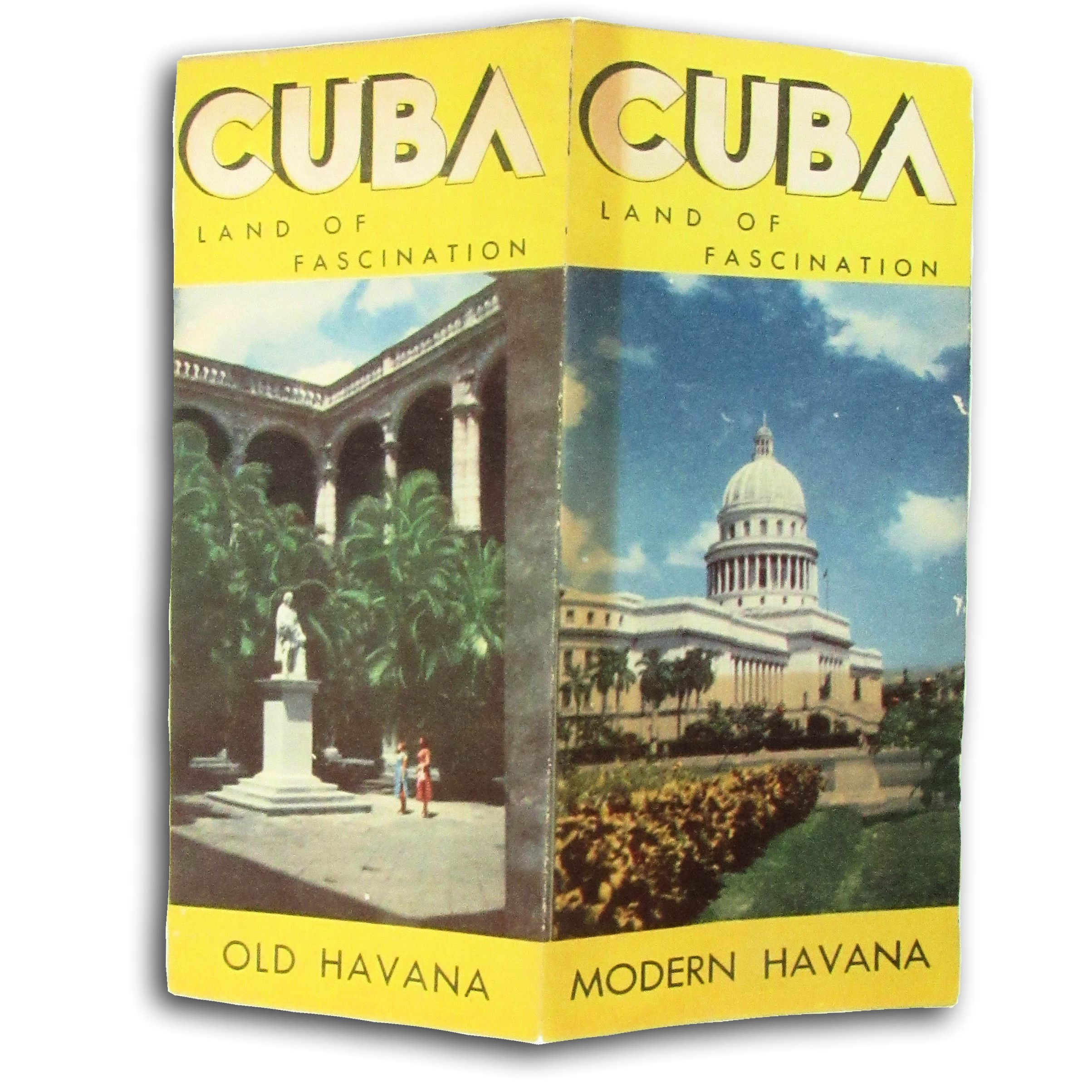 travel brochure about cuba