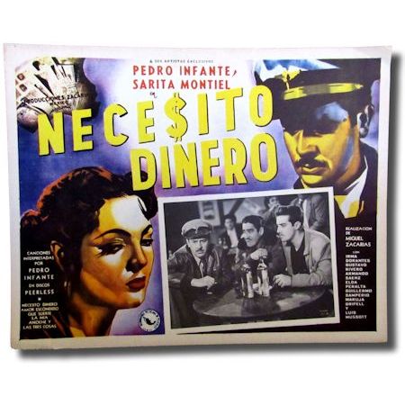 envase Ser amado pecador Vintage Cuba Movie Lobby Cards > Necesito Dinero Movie Lobby Card, Scene 3  Sara Montiel collectible for Sale