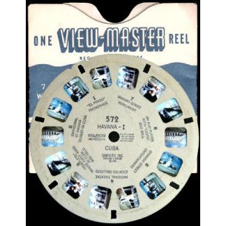 Vintage Cuba View Master viewers, Cuban reels > Disco View-Master reel  Havana 572 collectible for Sale